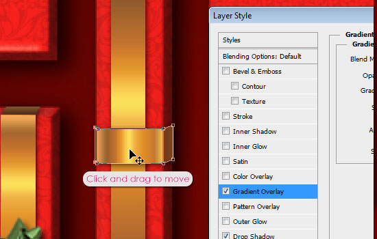 Wrapped Gift Box Text Effect step 9