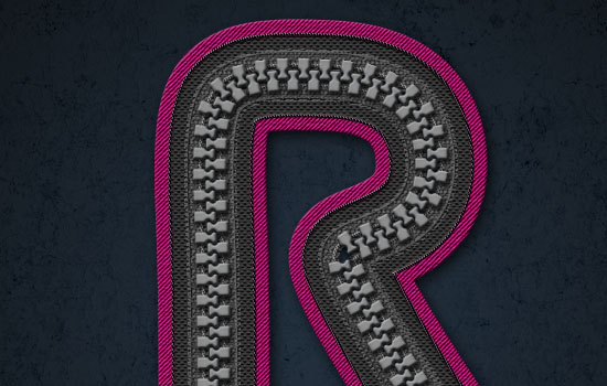 Sporty Zipper Text Effect step 13