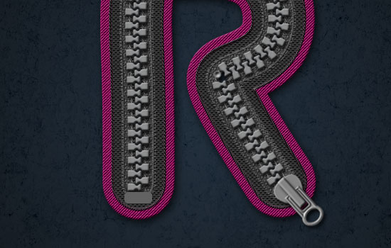 Sporty Zipper Text Effect step 18