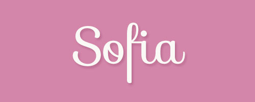 Calligraphy-Sofia