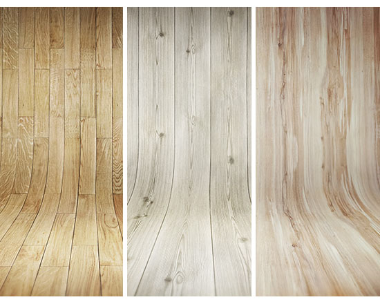 3 Curved Wooden Backdrops Vol.1