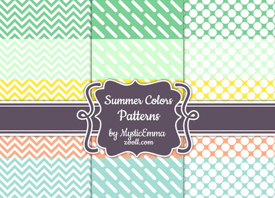 Summer Colors Paterns Preview