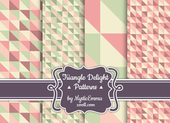 Triangle Delight Patterns Preview