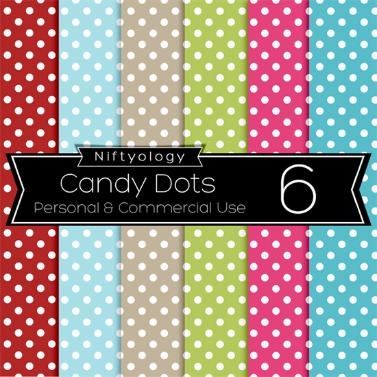 Free digital dots scrapbooking paper - ausdruckbares