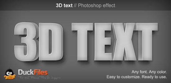 Download 25 Free 3d Text Psd Files Download 3d Font Effect Textuts