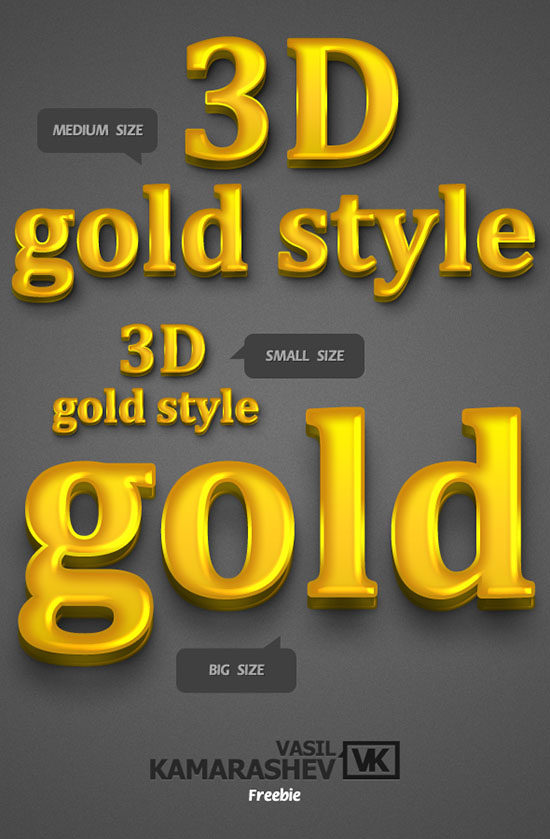 photoshop 3d text styles free download