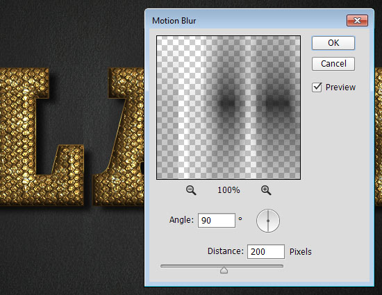 Glam Gold Text Effect step 6