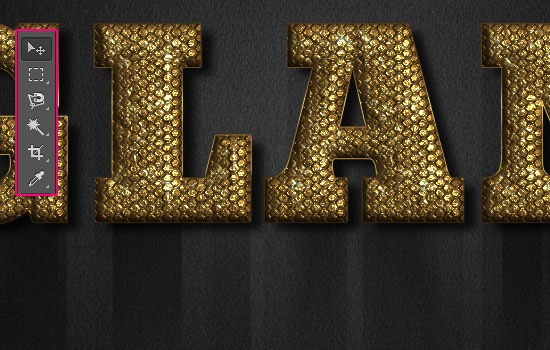 Glam Gold Text Effect step 6