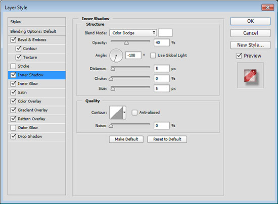 Glossy Candy Cane Text Effect step 3