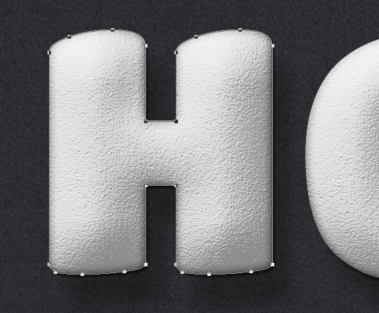 Stuffed Wool Text Effect step 4