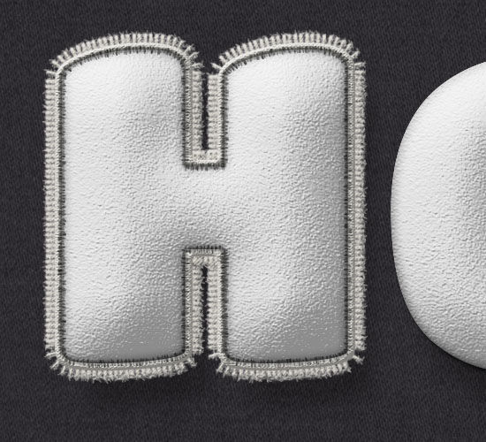 Stuffed Wool Text Effect step 9