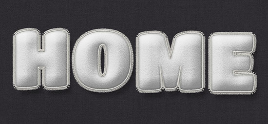 Stuffed Wool Text Effect step 9