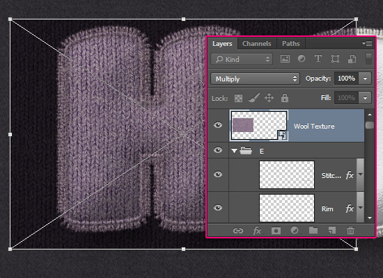 Stuffed Wool Text Effect step 10