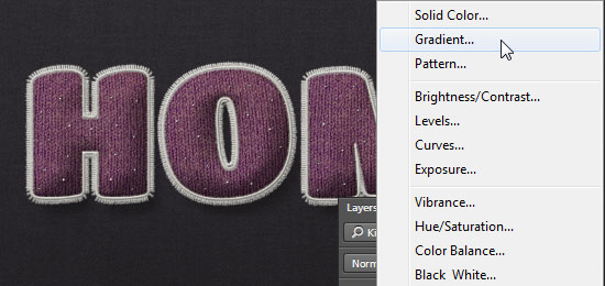 Stuffed Wool Text Effect step 13