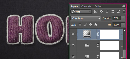 Stuffed Wool Text Effect step 13