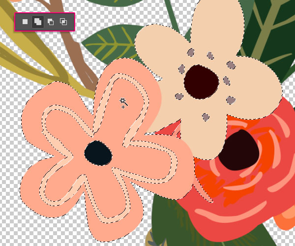 Floral Text Effect step 1